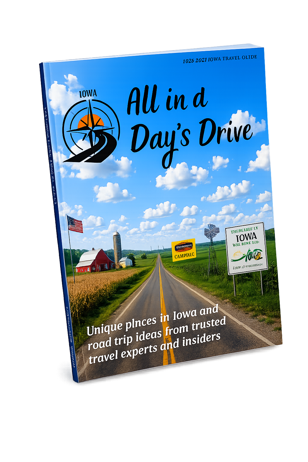 All in a Day's Drive — 2026-2027 Iowa Travel Guide cover